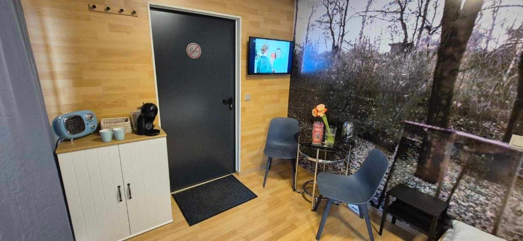 Kuchyň nebo kuchyňský kout v ubytování Tenis Cibulka Suites