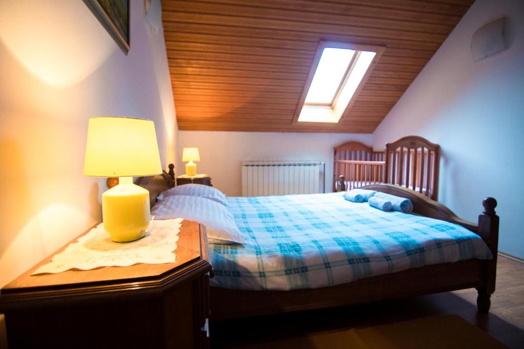 Posteľ alebo postele v izbe v ubytovaní Apartman Rudi