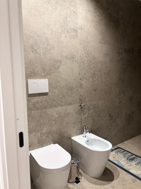 Koupelna v ubytování B&B Sulle Vie del Capo