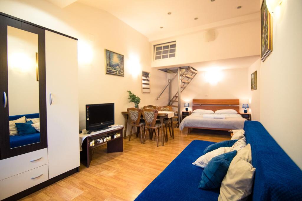 Posteľ alebo postele v izbe v ubytovaní Apartman Rudi