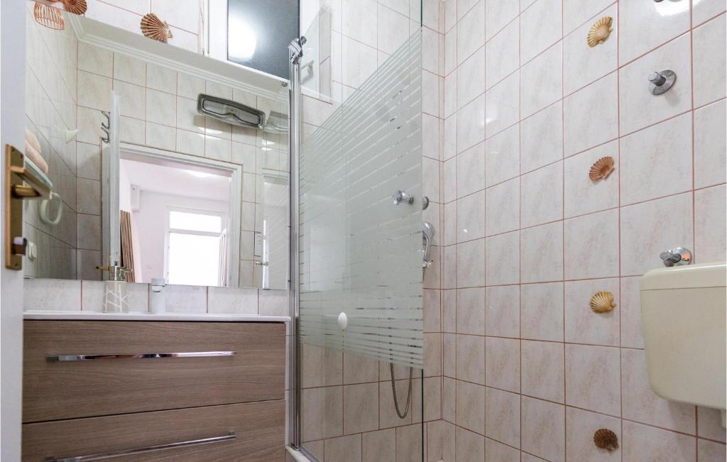 Kúpeľňa v ubytovaní Apartment Komarna Cr