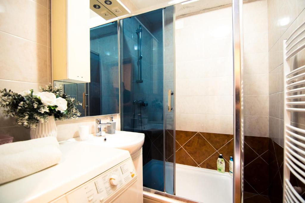Kúpeľňa v ubytovaní Apartman Rudi