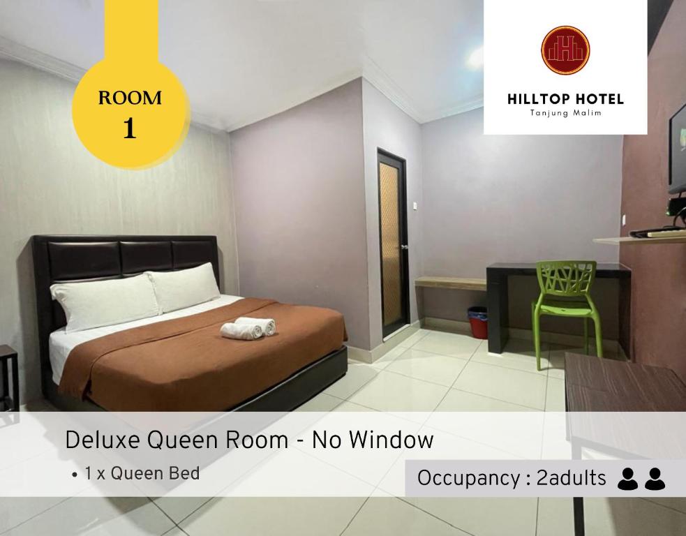 Hilltop Hotel Tanjung Malim - Deluxe Tweepersoonskamer (2 Volwassenen + 1 Kind)