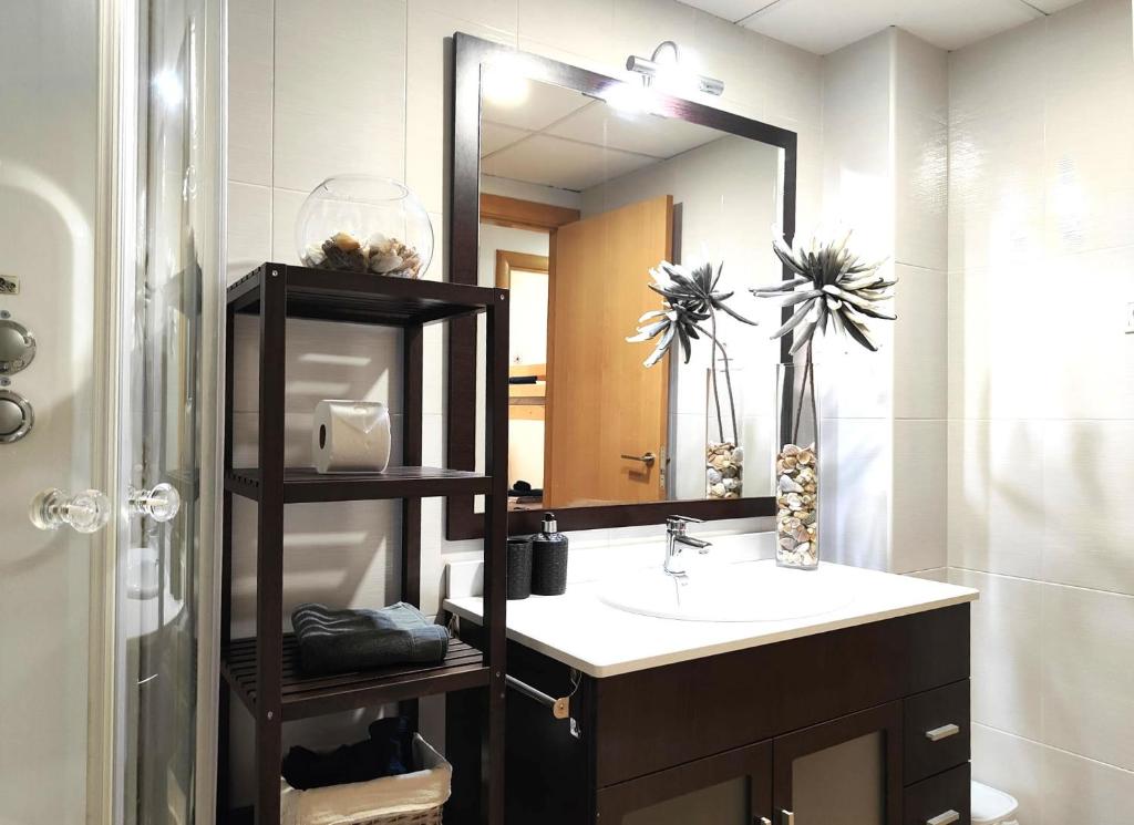 A bathroom at Somnis del Delta