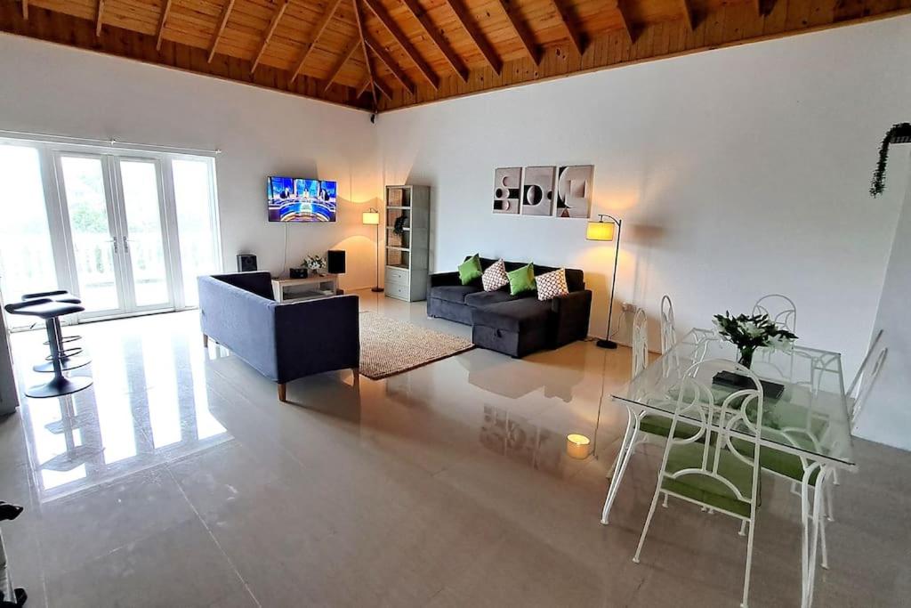Posezení v ubytování Montego Bay Hillside Retreat