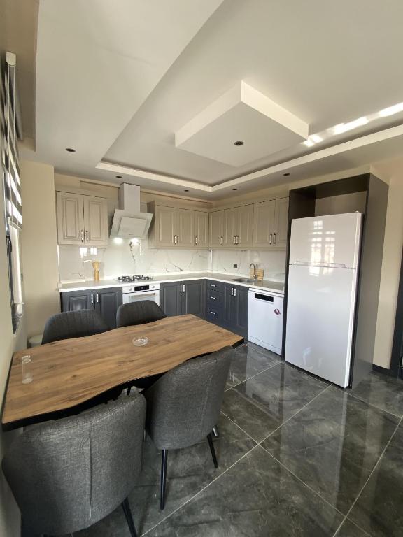Kuchyň nebo kuchyňský kout v ubytování Alis Home Pamukkale