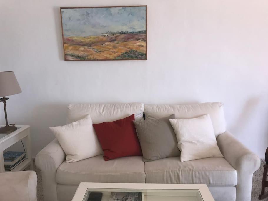Χώρος καθιστικού στο Apartamento primera linea de playa
