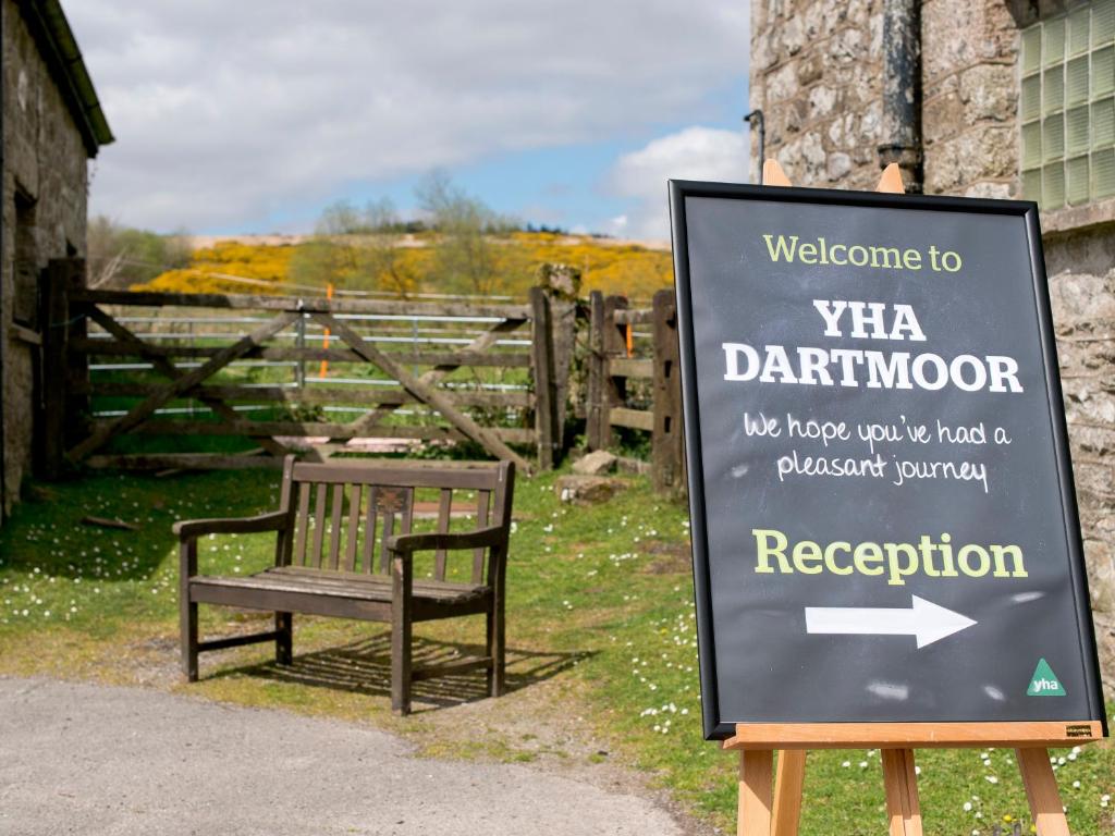 Certifikát, hodnocení, plakát nebo jiný dokument vystavený v ubytování YHA Dartmoor