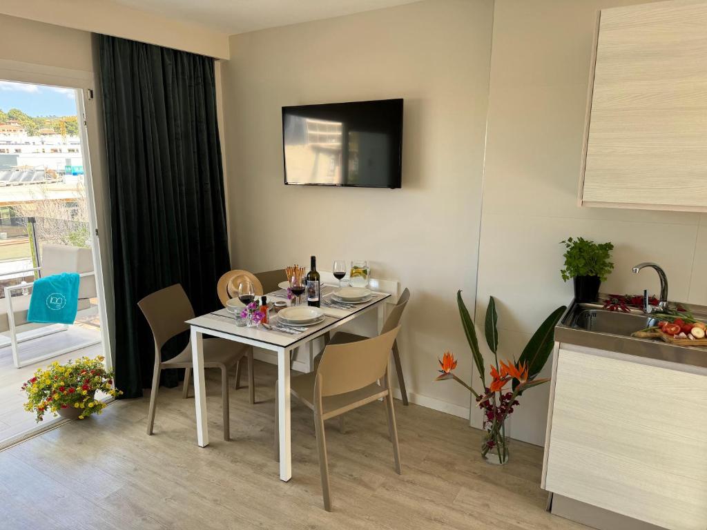 INN Mallorca Aparthotel italokat is kínál