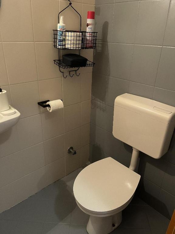 Koupelna v ubytování Anna House