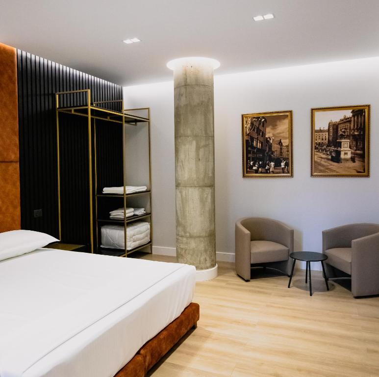 Postel nebo postele na pokoji v ubytování Oxygen Boutique Hotel
