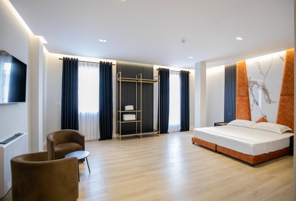 Postel nebo postele na pokoji v ubytování Oxygen Boutique Hotel