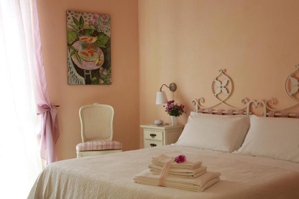 Postel nebo postele na pokoji v ubytování Albergo Egadi