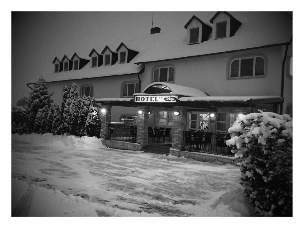 Patyi Étterem és Hotel v zimě