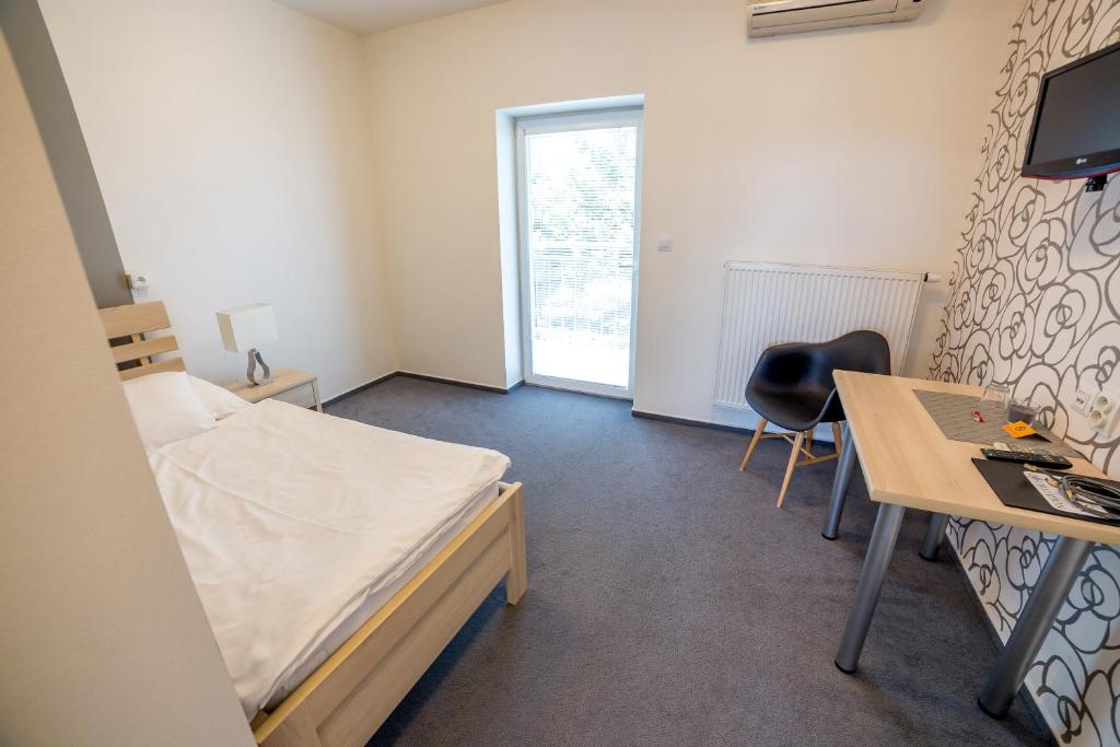 TV a/nebo společenská místnost v ubytování Hotel Lion