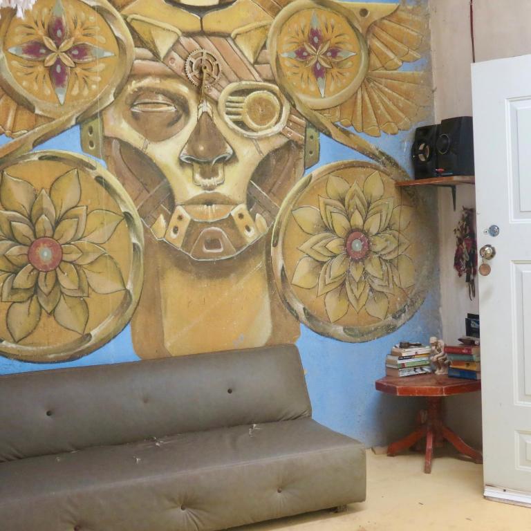 Posezení v ubytování Cabañitas y Dorms