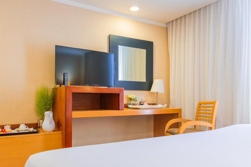 Postel nebo postele na pokoji v ubytování Hotel Mirabel