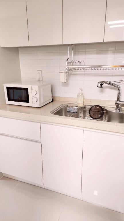 Kuchyň nebo kuchyňský kout v ubytování Sophia house