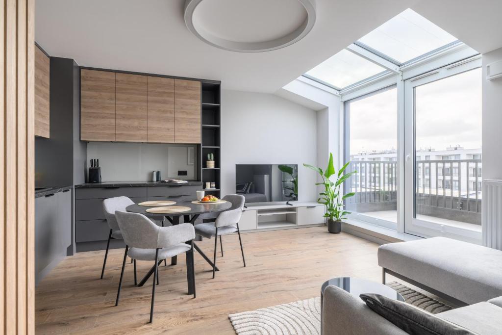 Χώρος καθιστικού στο Apartament na Herbu Oksza 18