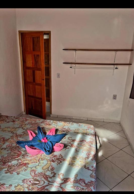 Postel nebo postele na pokoji v ubytování BOIPEBA Cantinho do Mirko 1