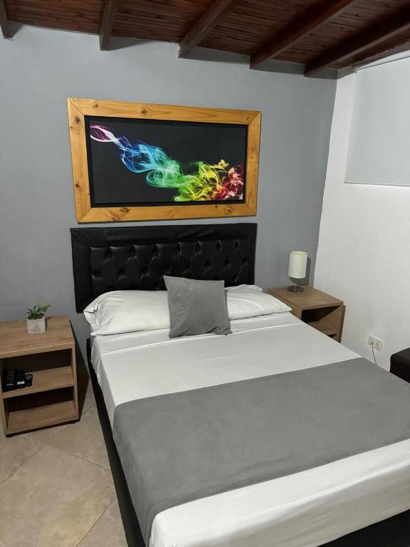 Postel nebo postele na pokoji v ubytování Gemas San Joaquin 1