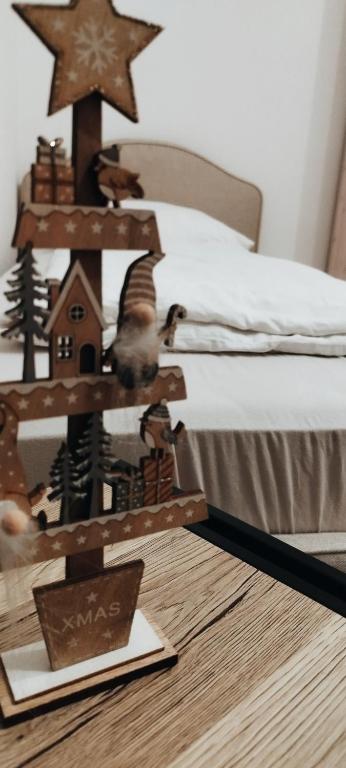 Postel nebo postele na pokoji v ubytování Ferienwohnung Grimming