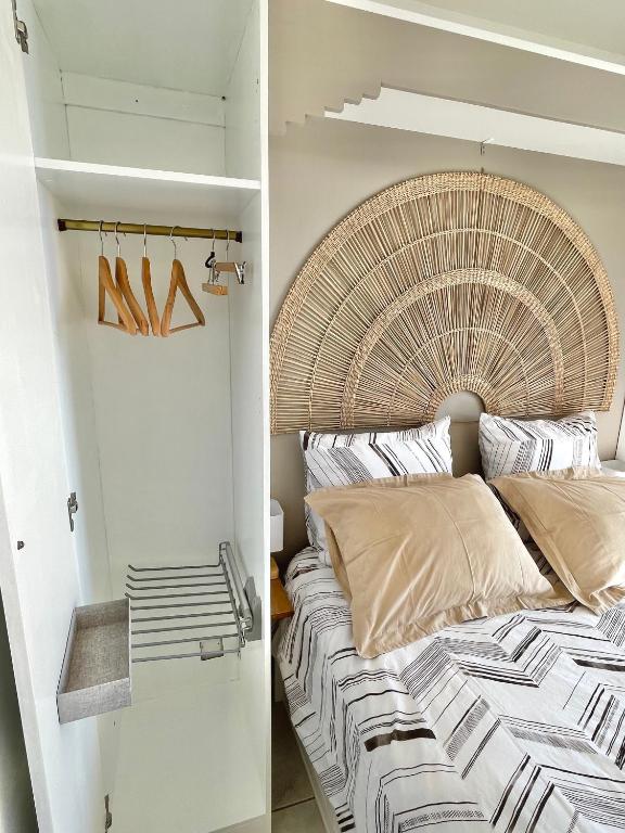 Ένα ή περισσότερα κρεβάτια σε δωμάτιο στο Appartement vue exceptionnelle
