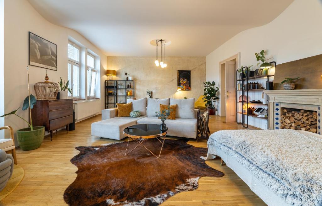 Postel nebo postele na pokoji v ubytování Apartment Ruska