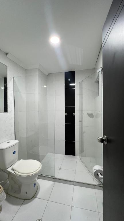 Koupelna v ubytování Hotel Medellín 66
