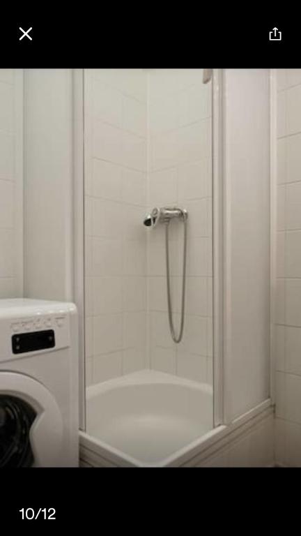 Koupelna v ubytování Apartment Ruska