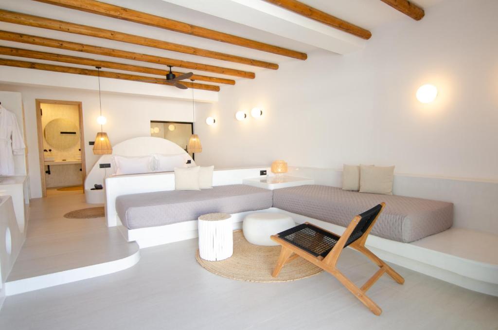 Χώρος καθιστικού στο ARC suites