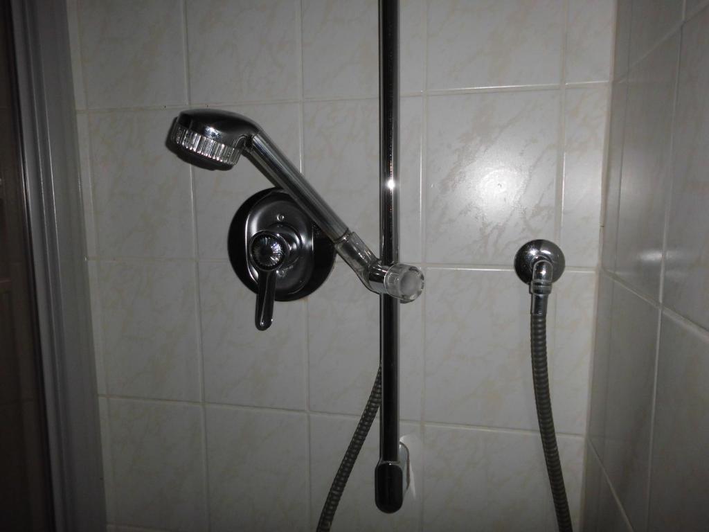 Koupelna v ubytování Linnemanns Gaestehaus