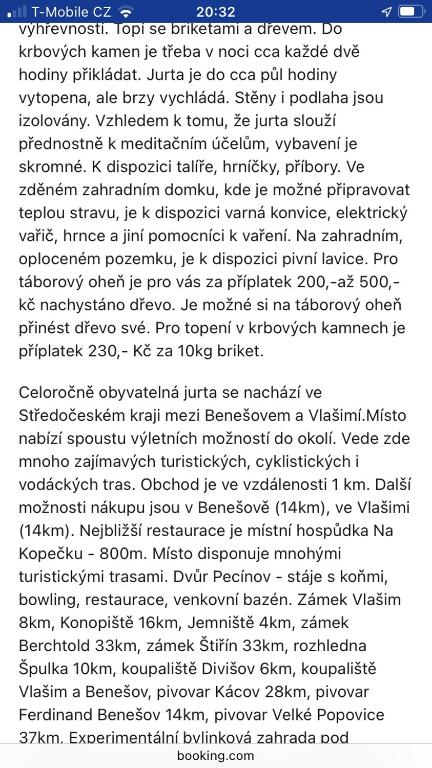Galeri foto Jurta pod Blaníkem di Chotýšany