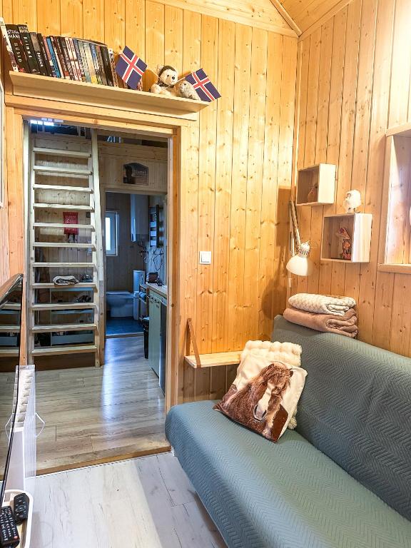 Posezení v ubytování Islandzka chatka