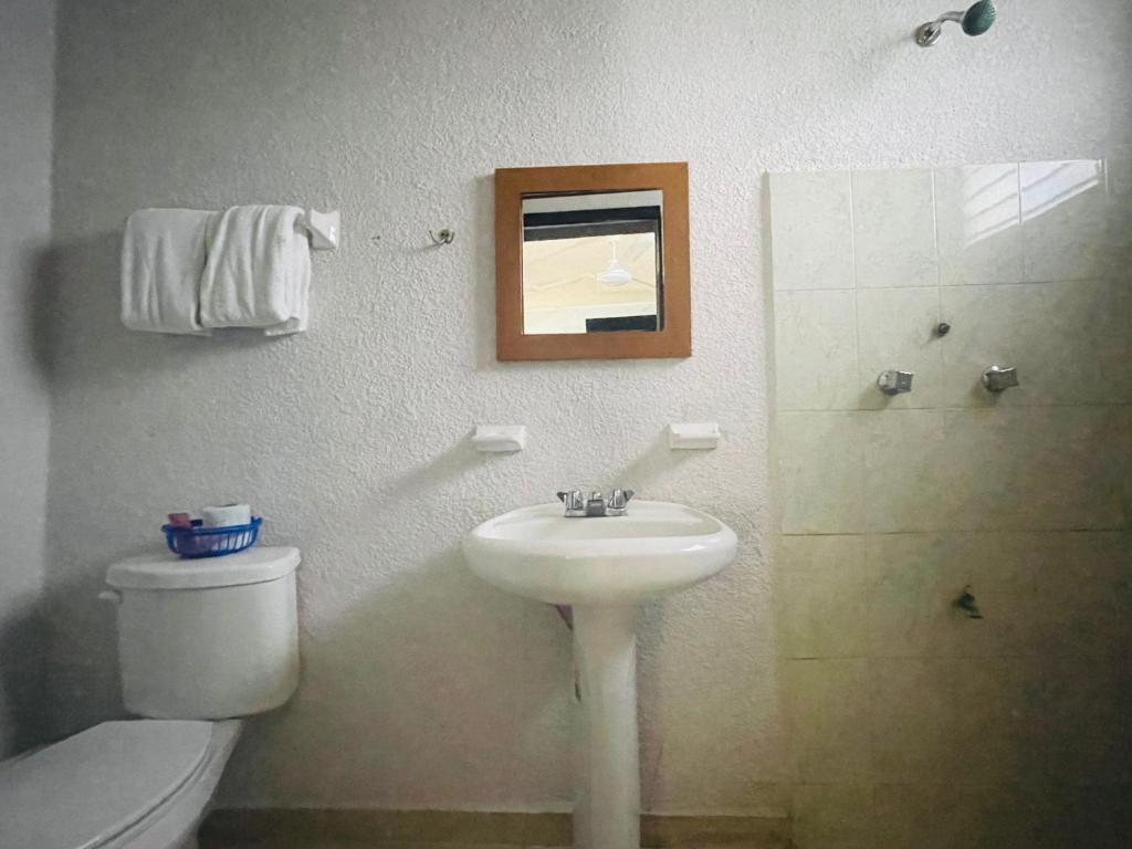 Koupelna v ubytování Hotel Lol Tun