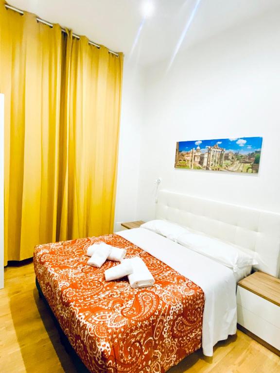 Łóżko lub łóżka w pokoju w obiekcie Tawhid Accomodation