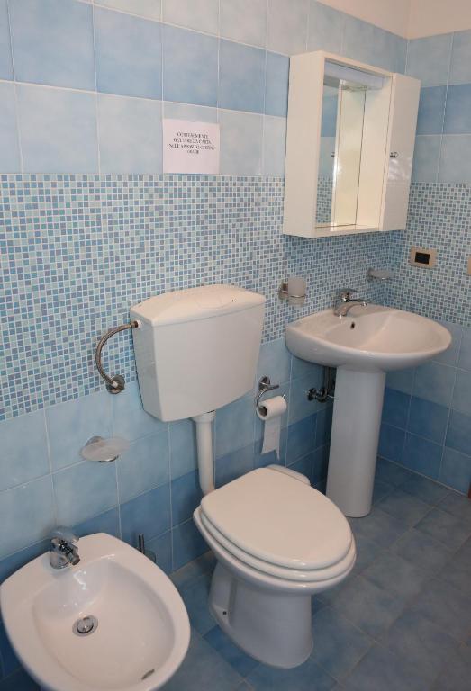 Kúpeľňa v ubytovaní Casa Vacanze Calafarina