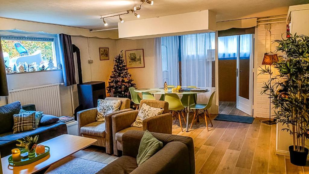 Χώρος καθιστικού στο Vakantiewoning Valkenburg