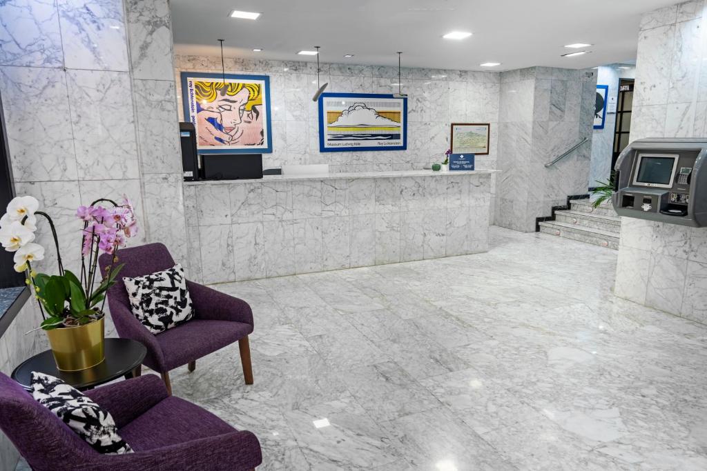 Vstupní hala nebo recepce v ubytování Hotel Faranda Pathos Gijón, Ascend Hotel Collection