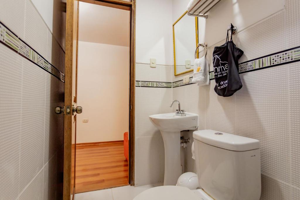Koupelna v ubytování Kamma Guest House