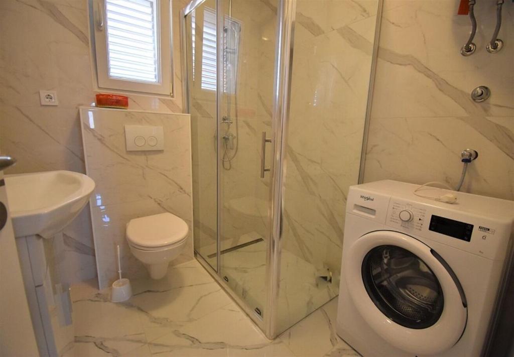 Kúpeľňa v ubytovaní House Branka