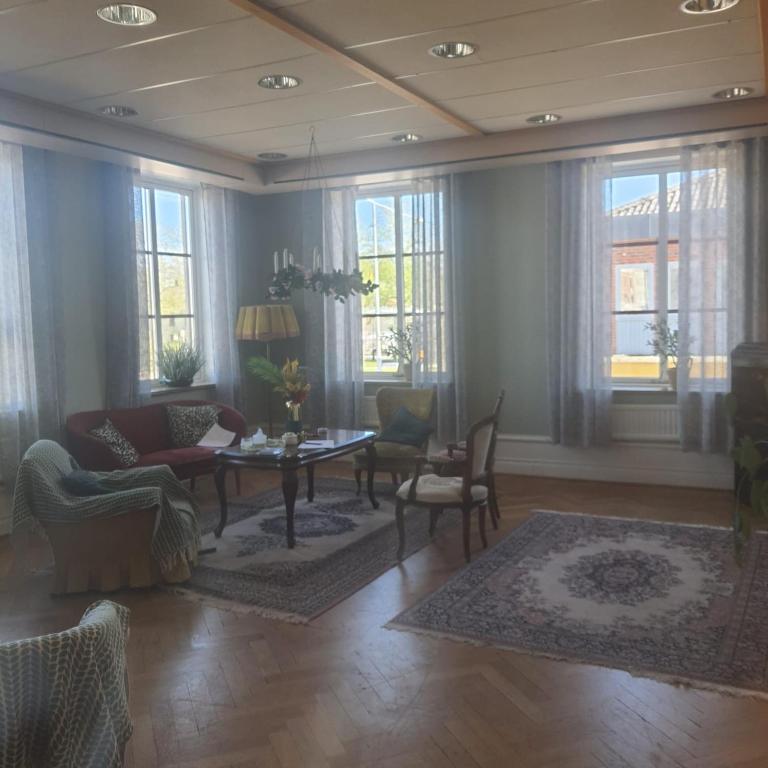 Posezení v ubytování mellanbrons B&B