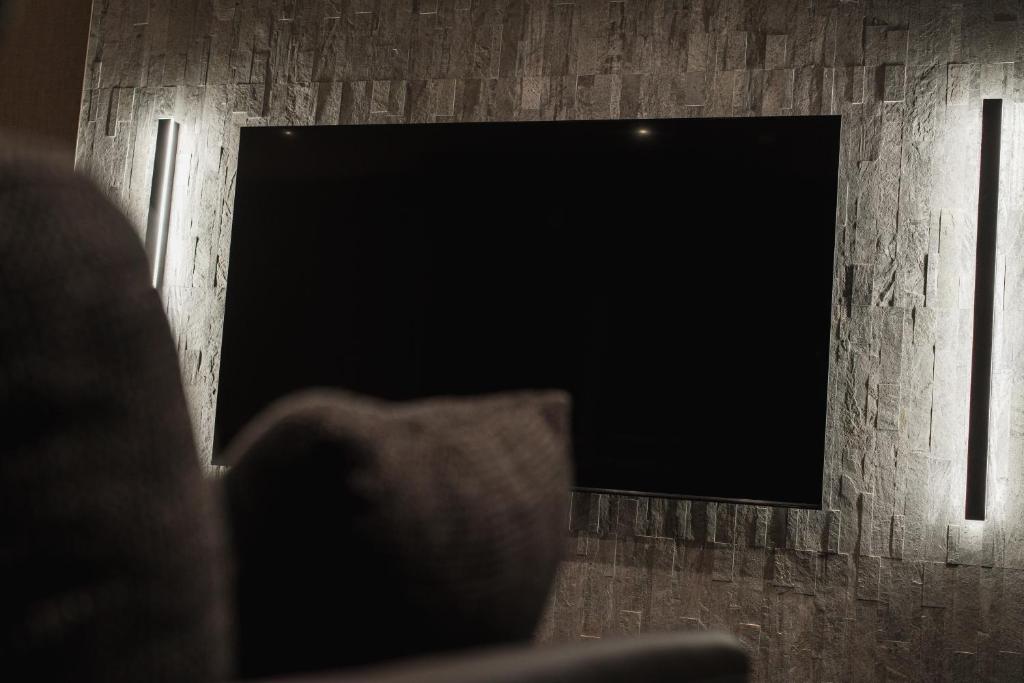 TV a/nebo společenská místnost v ubytování The LOFT INN HAKATA