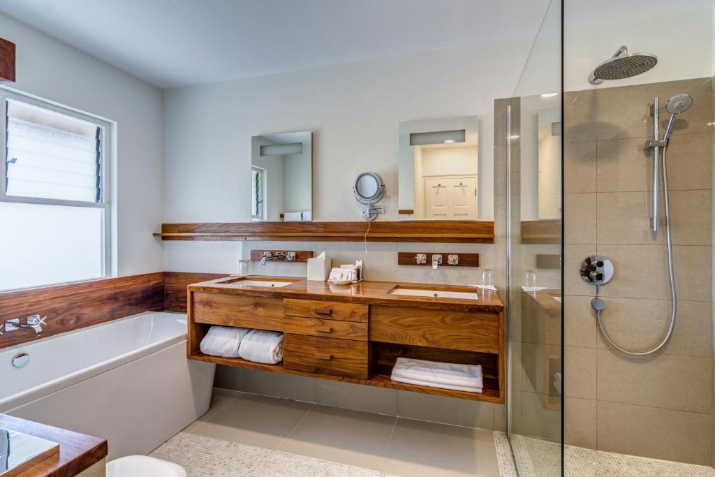 Koupelna v ubytování Calabash Hotel