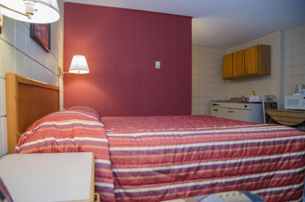 Postel nebo postele na pokoji v ubytování Plains Motel