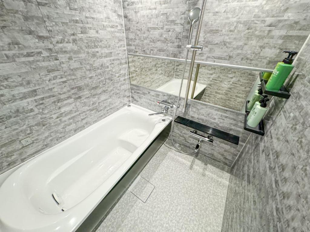 Koupelna v ubytování Hotel Century