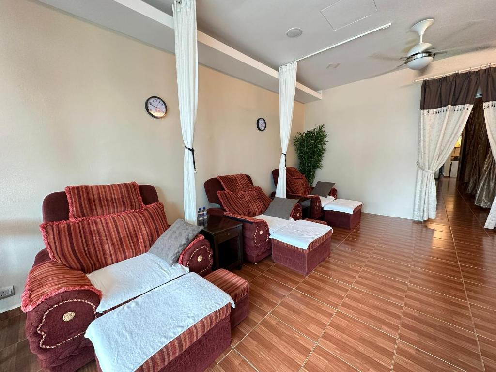 Posezení v ubytování Sam Hotel