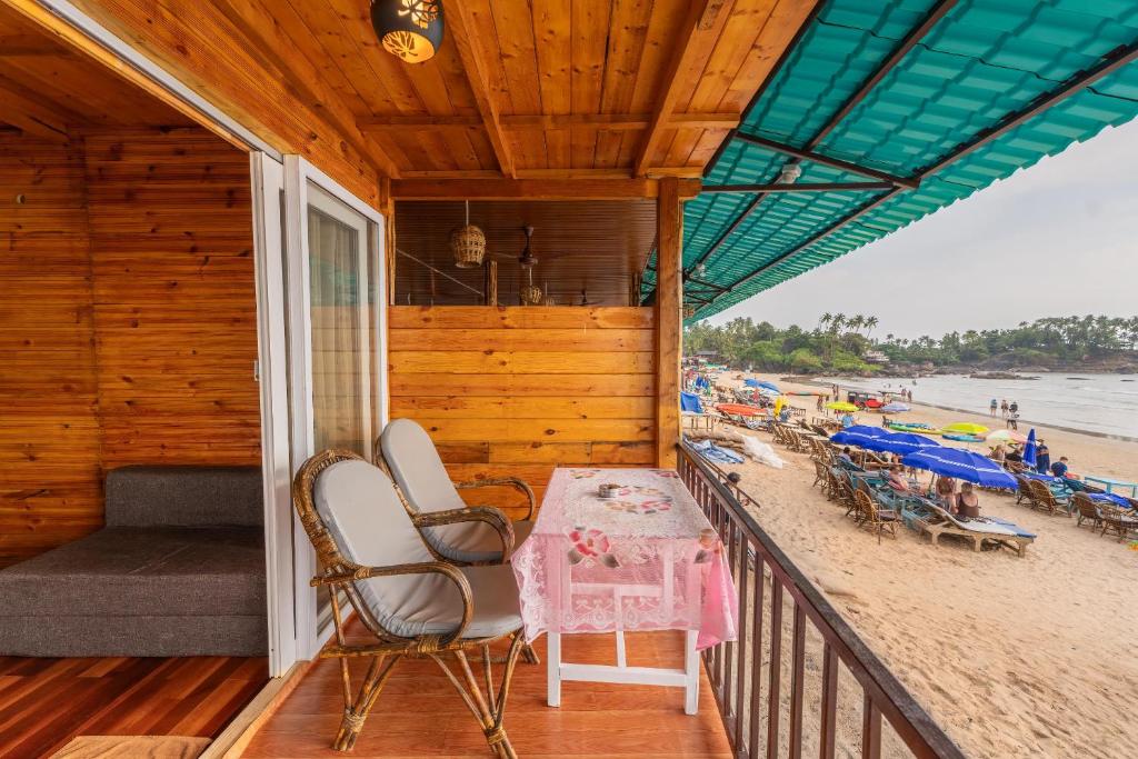 Balkón nebo terasa v ubytování Hitide Beach Resort