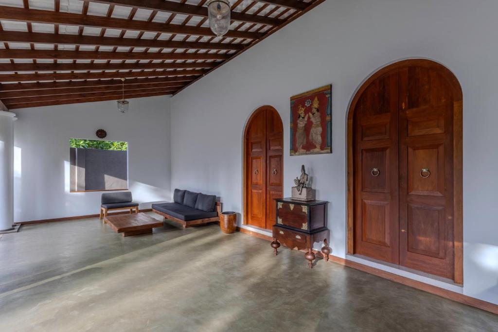 Area soggiorno di Mudliyar House