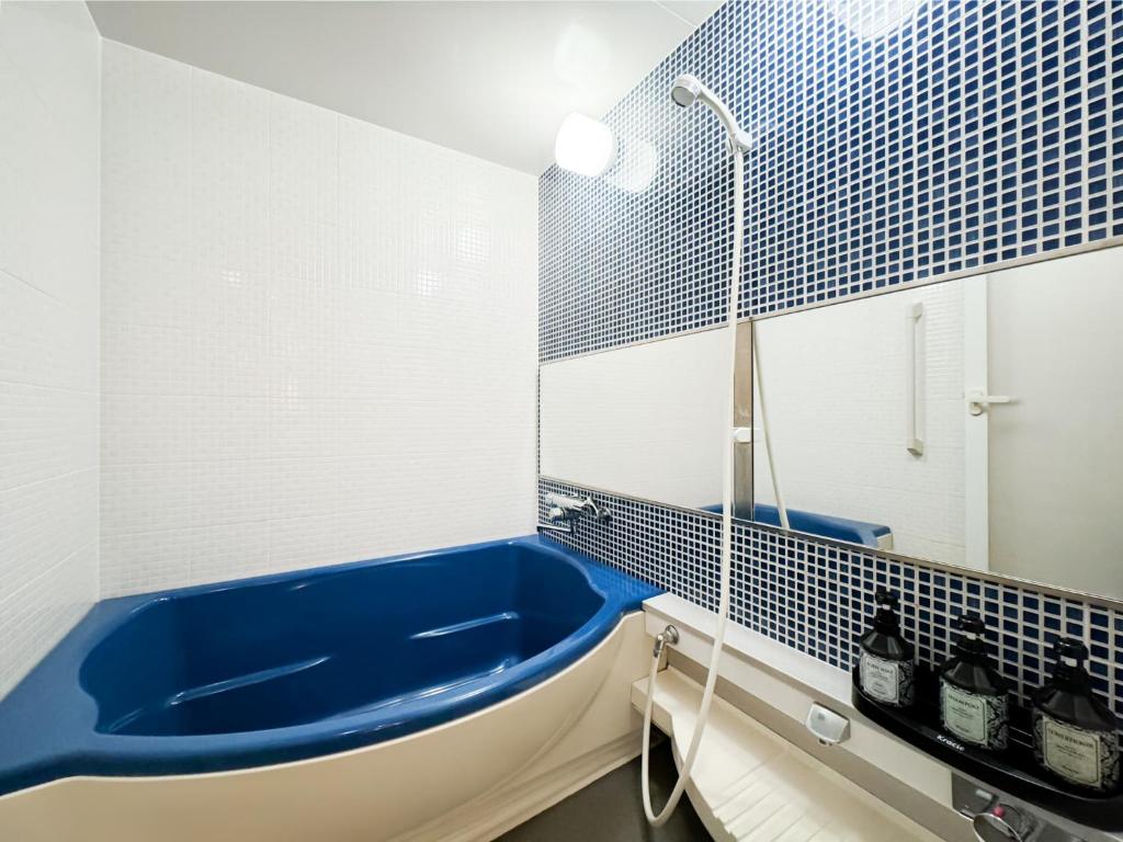 Koupelna v ubytování Hotel Amethyst